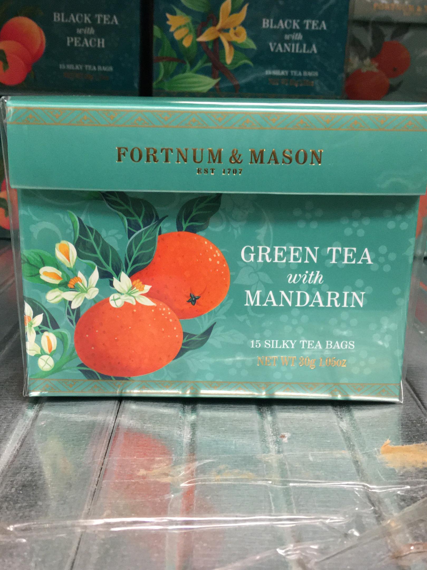 GREEN TEA WITH MANDARIN TEA BAGS 30G